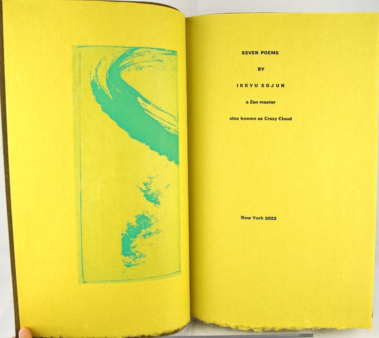 Item #31768 Seven Poems, by Ikkyu Sojun. Gunnar Kaldewey.
