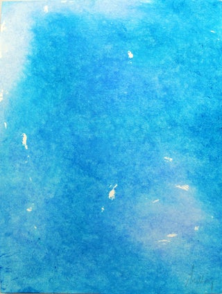 Watercolor, blue #5